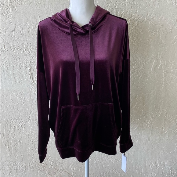 calvin klein performance velour hoodie